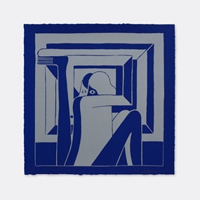 Untitled (2025) (2) (Blue) by Richard Colman
