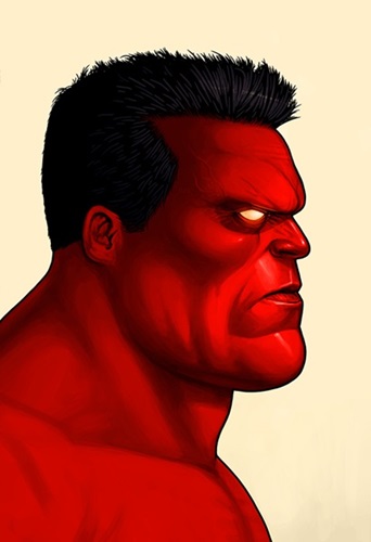 Red Hulk  by Mike Mitchell