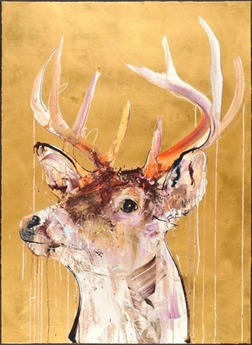 Stag V (Gold) by Dave White