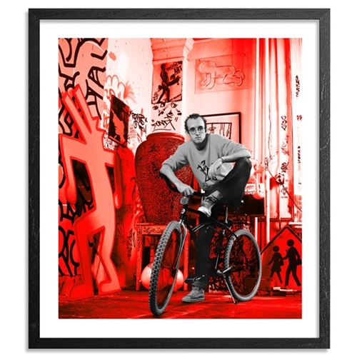 Keith Haring, New York 1985 (Red Edition) by Janette Beckman