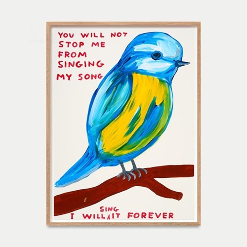 You Will Not Stop Me From Singing My Song  by David Shrigley