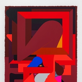 (Red), Figure, Three Heads by Richard Colman