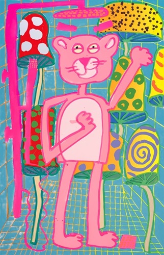 Big Cat  by Katherine Bernhardt