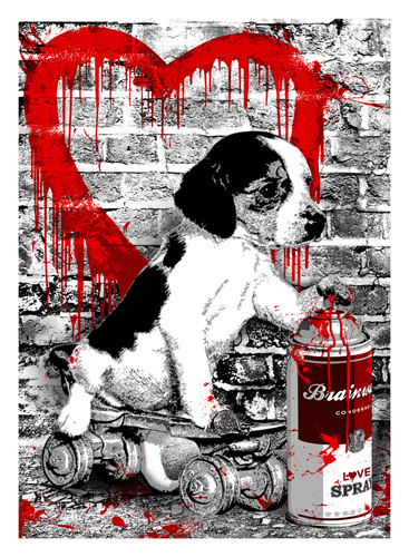 I Woof You  by Mr Brainwash