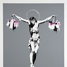 Christ With Shopping Bags (First Edition) by Banksy