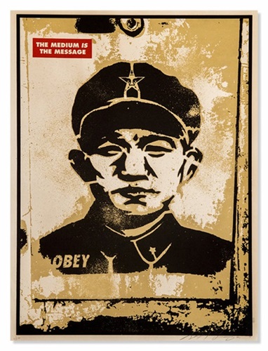 Chinese Stencil  by Shepard Fairey