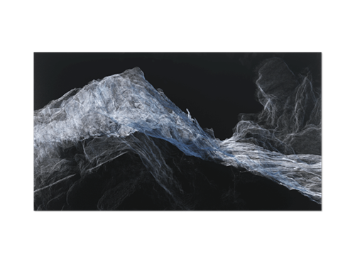Argentiere Glacier No 01 (Black)  by Dan Holdsworth