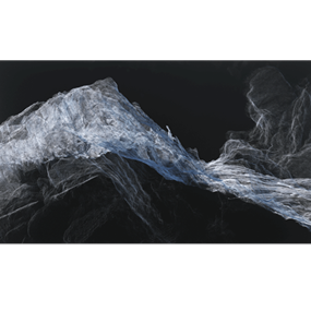 Argentiere Glacier No 01 (Black) by Dan Holdsworth