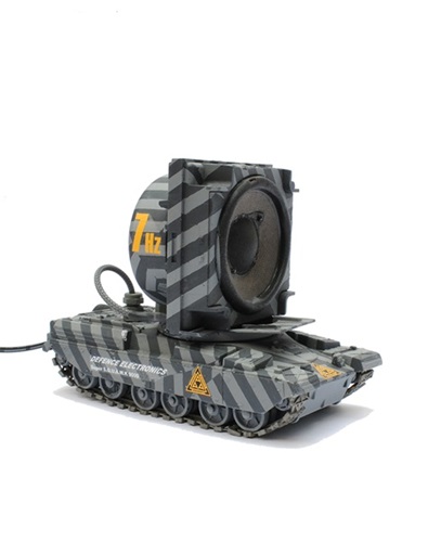 Advanced Acoustic Armaments Tank  by James Cauty