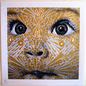 Savage Gaze (Metallic Gold) by Stinkfish