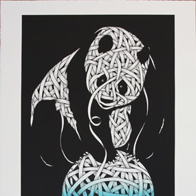 Panda (Blue) by Otto Schade