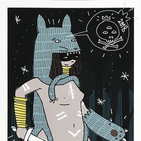 Night Watch (Hand-Embellished) by Kid Acne