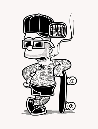 El Barto  by Mike Giant