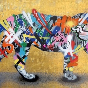 Tiger (Brass) by Martin Whatson Editioned artwork | Art Collectorz