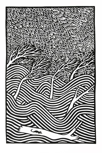 Deluged Rat  by Stanley Donwood