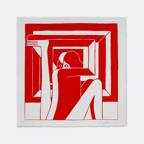 Untitled (2025) (2) (Red) by Richard Colman