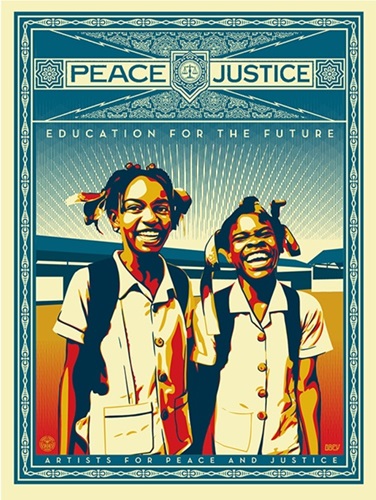 Peace And Justice - Haiti (First edition) by Shepard Fairey