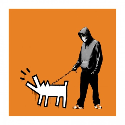 Choose Your Weapon (Dark Orange) by Banksy