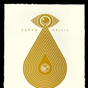 Earth Crisis (Letterpress) by Shepard Fairey