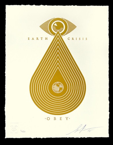 Earth Crisis (Letterpress) by Shepard Fairey