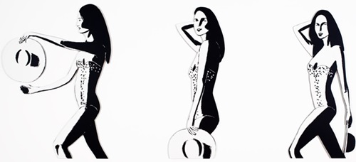 Ariel (Cutout)  by Alex Katz