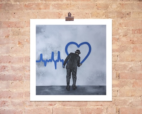 Love Goes On (Blue) by Nick Walker