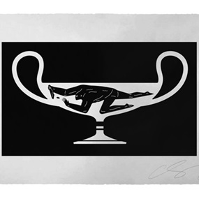 End Of Empire, Kantharos (White) by Cleon Peterson