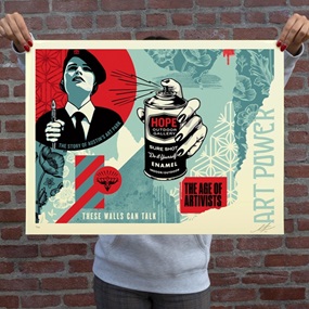 HOPE Outdoor Gallery Print by Shepard Fairey