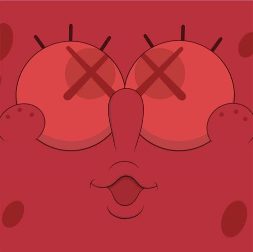 Kawsbob Red  by Kaws