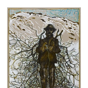 Gathering Firewood (Survivor 1st Officer Smith Of The Farallon), 2013 by Billy Childish