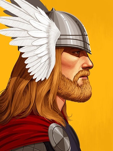 Thor (Bearded)  by Mike Mitchell