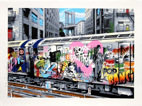 B-Line (New York Is Beautiful) (First Edition) by Mr Brainwash