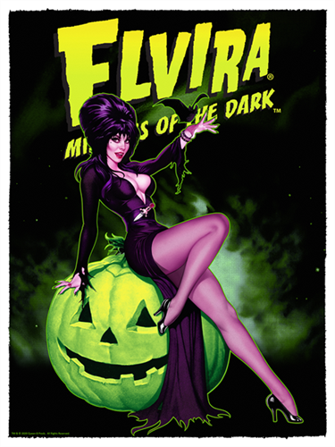 Elvira: Mistress Of The Dark (Dark Green) by John Keaveney