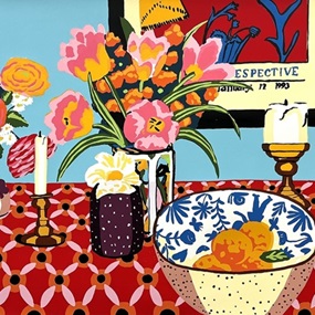 Blue Still Life by Hilary Pecis