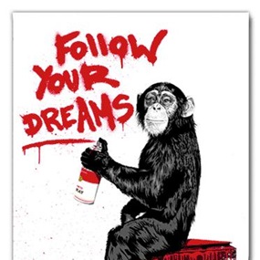 Everyday Life (Red) by Mr Brainwash