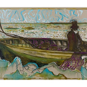 Man On An Icy Sea, 2013 by Billy Childish