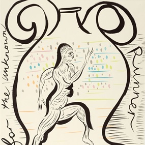 For The Unknown Runner by Chris Ofili