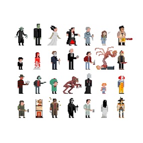 Icons Of Horror 22 - 02 by 30 Squared