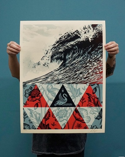 Wave Of Distress (2025)  by Shepard Fairey