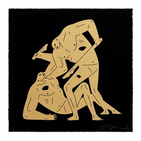 Take Me Now (Black & Gold) by Cleon Peterson