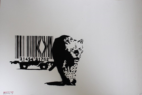 Barcode (Signed) by Banksy