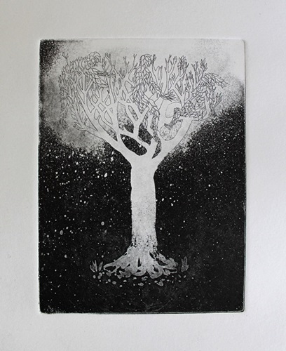 Arbol (Etching)  by Sam3