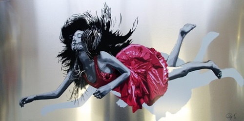 We Are All Falling (Aluminium Pink) by Snik