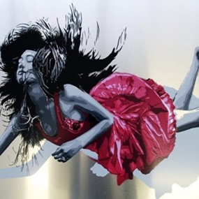 We Are All Falling (Aluminium Pink) by Snik