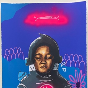 Burn It Down (Blue) by Brian Dovie Golden