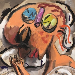 Sleeping Head by Dana Schutz