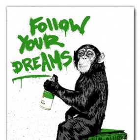 Everyday Life (Green) by Mr Brainwash