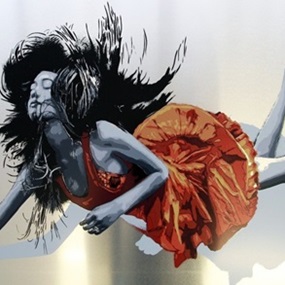 We Are All Falling (Aluminium Orange) by Snik