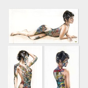 Triptych by Sandra Chevrier