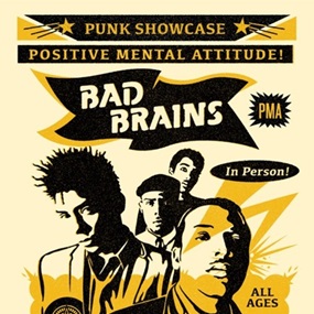 Bad Brains Punk Showcase (Rock For Light) by Shepard Fairey